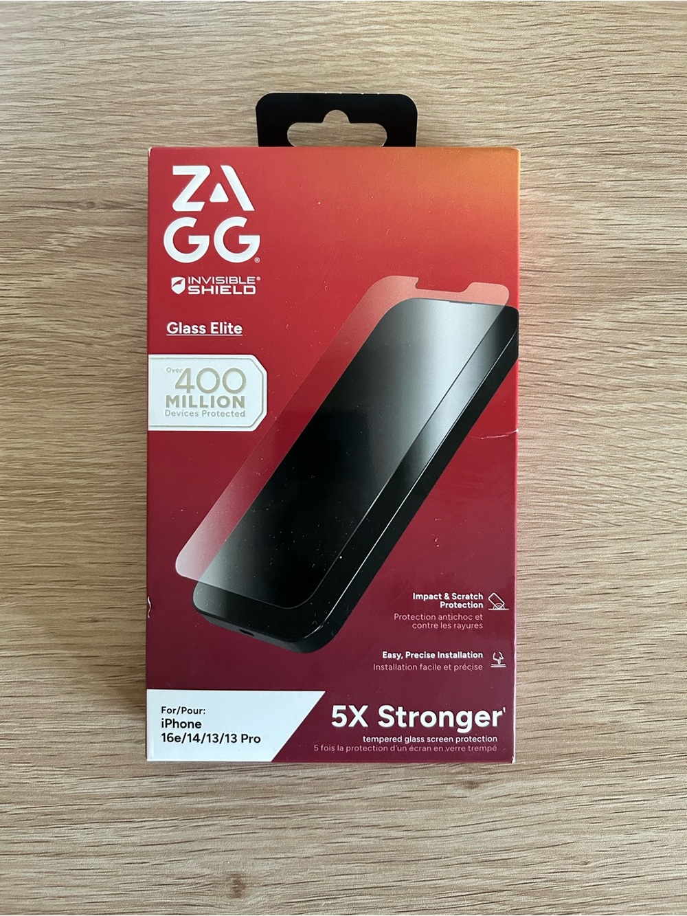 UNOPENED ZAGG Invisible Shield Glass Elite screen protector